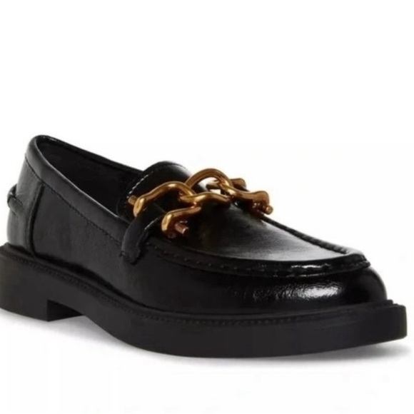 NEW! Steve Madden Black Leather Karmine Loafer - Size 6 - Picture 4 of 16